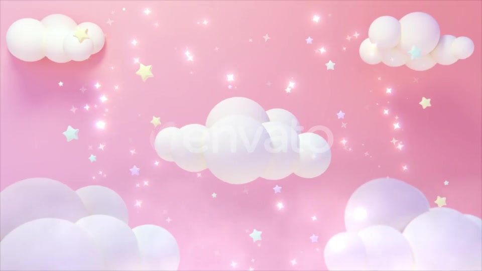 Pastel Pink Starry Sky Videohive 23918273 Motion Graphics Image 7