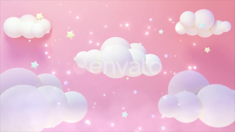 Pastel Pink Starry Sky Videohive 23918273 Motion Graphics Image 9