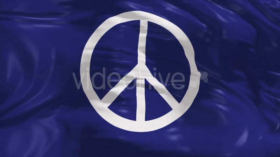 Peace Protest Flag 4K Videohive 20213265 Motion Graphics Image 3