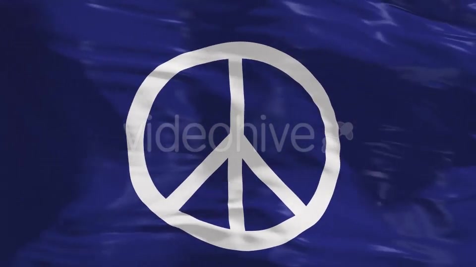 Peace Protest Flag 4K Videohive 20213265 Motion Graphics Image 4