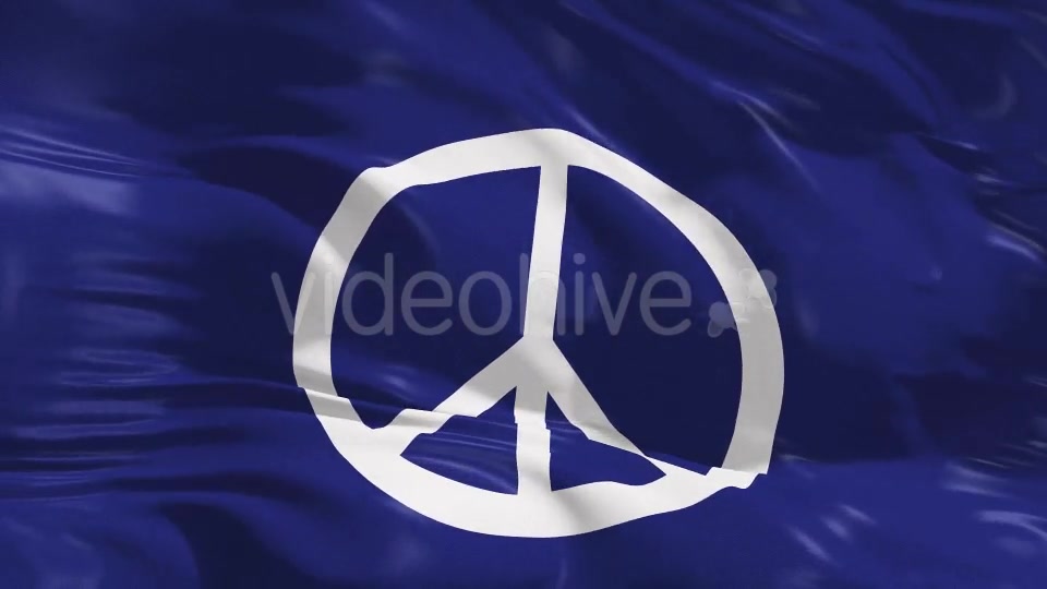 Peace Protest Flag 4K Videohive 20213265 Motion Graphics Image 7