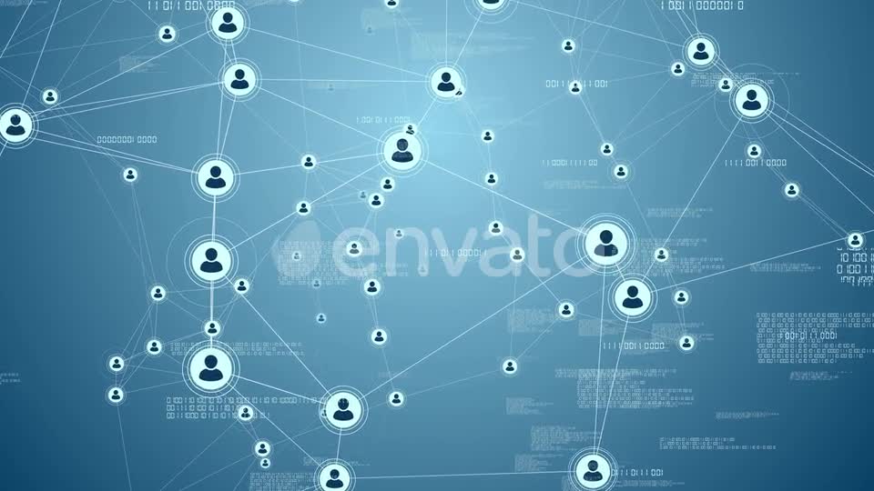 People Network Data Connections Videohive 23113064 Motion Graphics Image 1