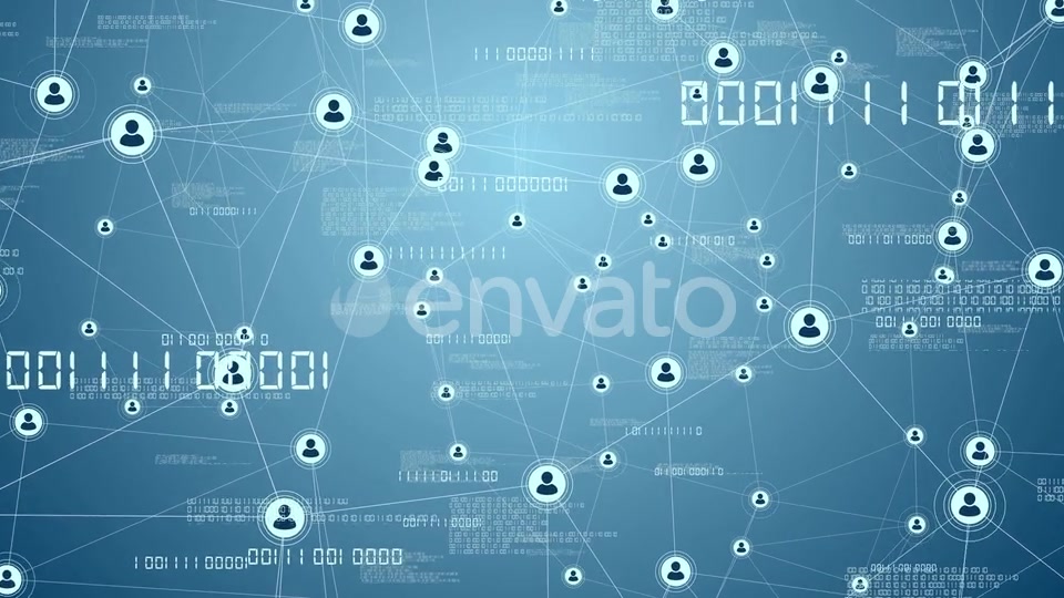 People Network Data Connections Videohive 23113064 Motion Graphics Image 8