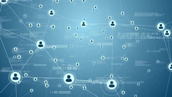 People Network Data Connections - 23113064 Download Videohive