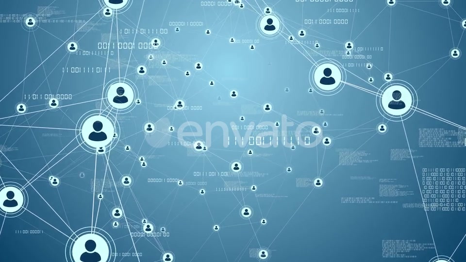 People Network Data Connections Videohive 23064562 Motion Graphics Image 4
