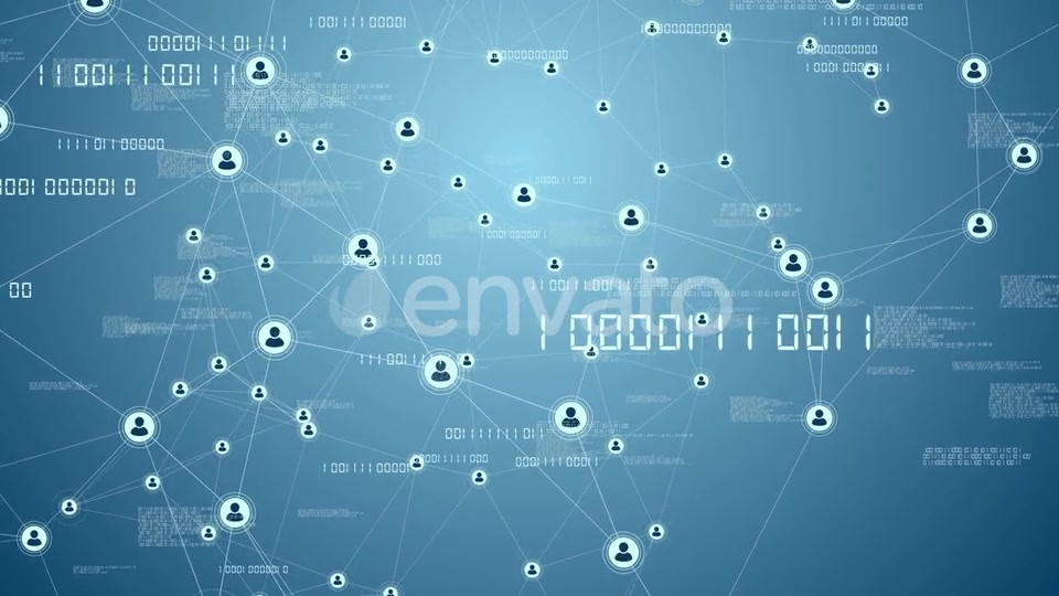 People Network Data Connections Videohive 23064562 Motion Graphics Image 5