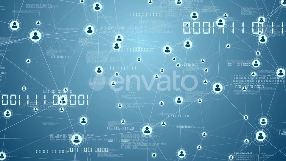 People Network Data Connections Videohive 23064562 Motion Graphics Image 8