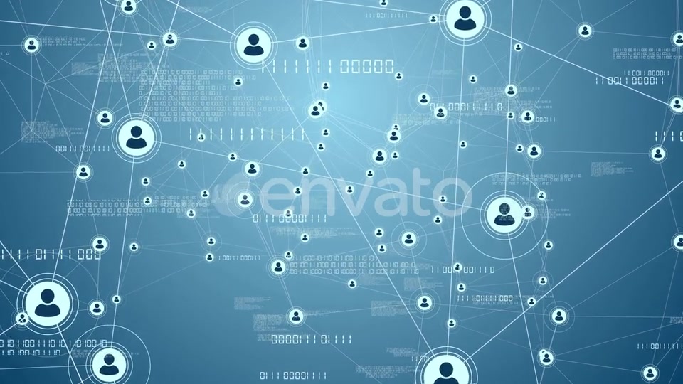 People Network Data Connections Videohive 23064562 Motion Graphics Image 9