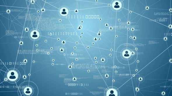People Network Data Connections - Download 23064562 Videohive