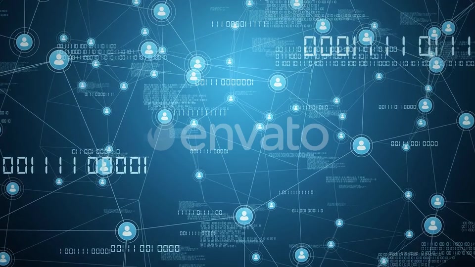 People Network Data Connections Videohive 23684355 Motion Graphics Image 8