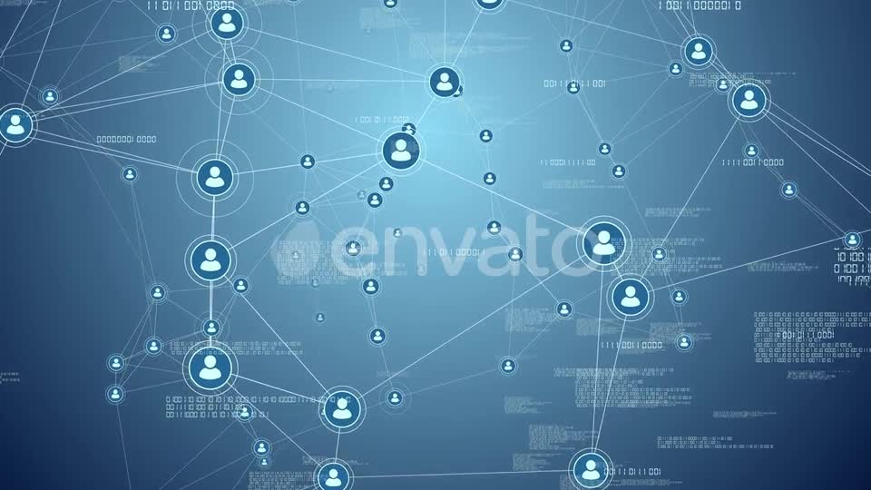 People Network Data Connections Videohive 24129162 Motion Graphics Image 1