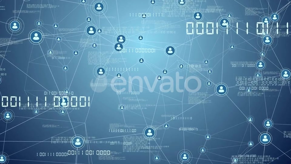 People Network Data Connections Videohive 24129162 Motion Graphics Image 8