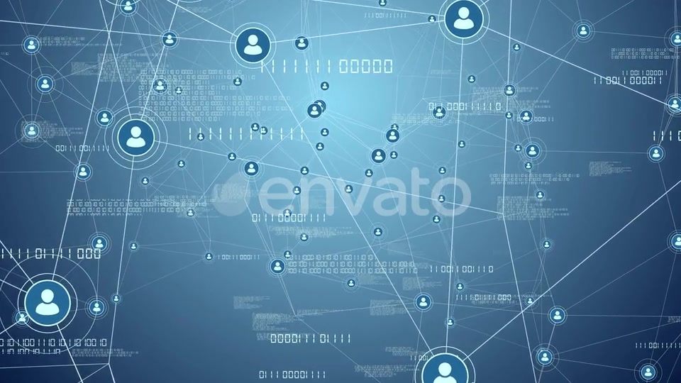 People Network Data Connections Videohive 24129162 Motion Graphics Image 9