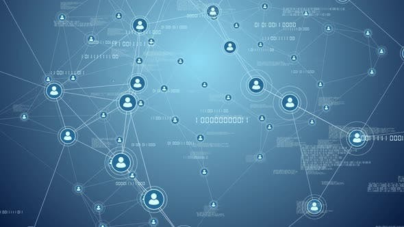 People Network Data Connections - Videohive 24129162 Download