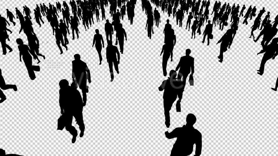 People Walking Silhouettes Videohive 19977781 Motion Graphics Image 10