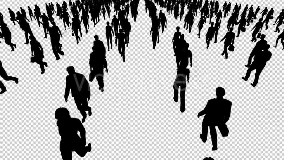 People Walking Silhouettes Videohive 19977781 Motion Graphics Image 8