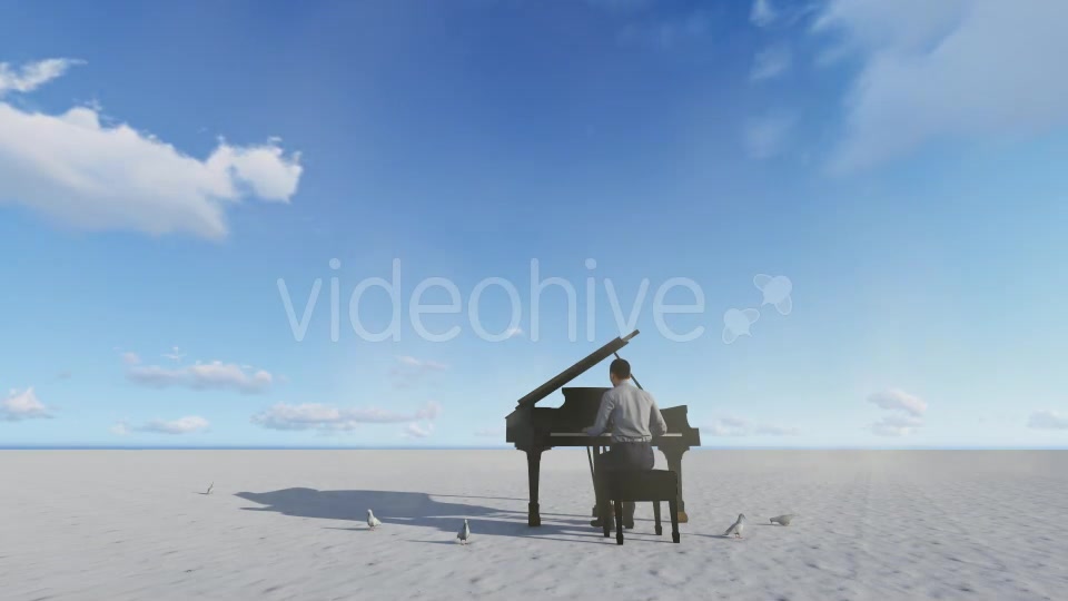 Piano and desert Videohive 19544729 Motion Graphics Image 3