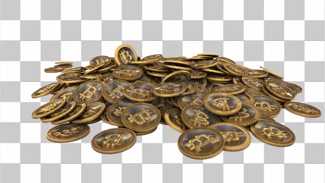Pile of Golden Bitcoin Virtual Currency Videohive 8079853 Motion Graphics Image 10
