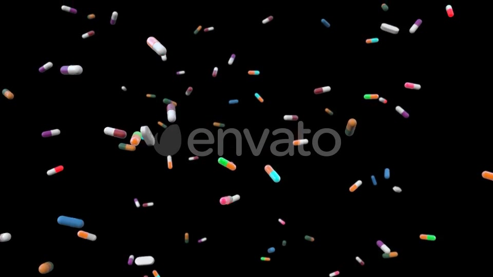 Pills Rain Videohive 22112605 Motion Graphics Image 5