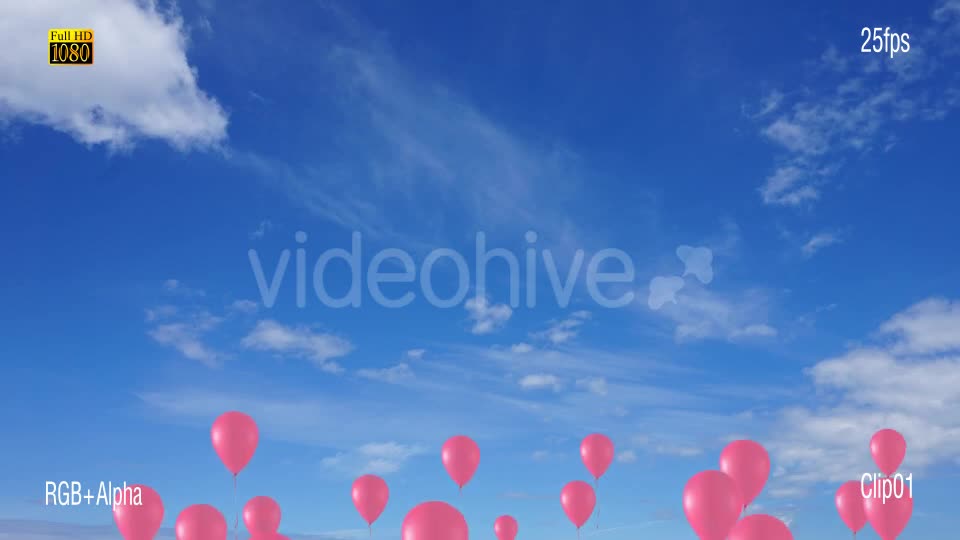 Pink Balloon Transition Videohive 18513702 Motion Graphics Image 1