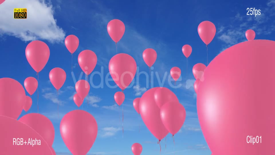 Pink Balloon Transition Videohive 18513702 Motion Graphics Image 2