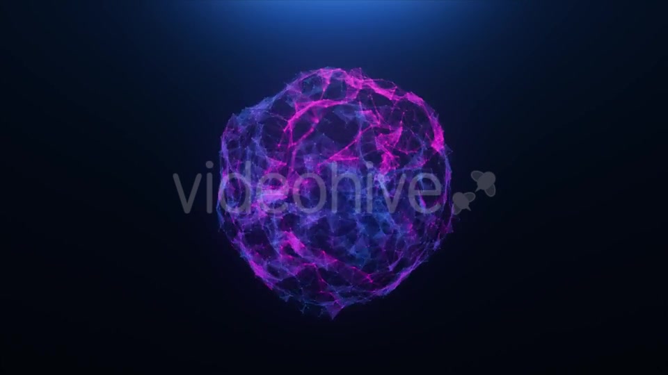 Pink blue Abstract Ball of Plexus Videohive 20255585 Motion Graphics Image 10