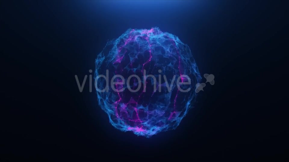 Pink blue Abstract Ball of Plexus Videohive 20255585 Motion Graphics Image 2
