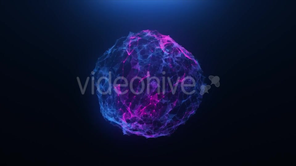 Pink blue Abstract Ball of Plexus Videohive 20255585 Motion Graphics Image 6