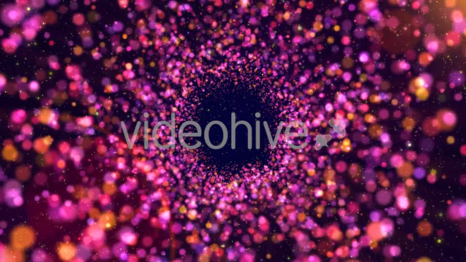Pink Particles Tunnel Videohive 21206248 Motion Graphics Image 2