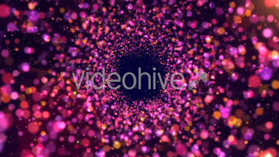 Pink Particles Tunnel Videohive 21206248 Motion Graphics Image 3