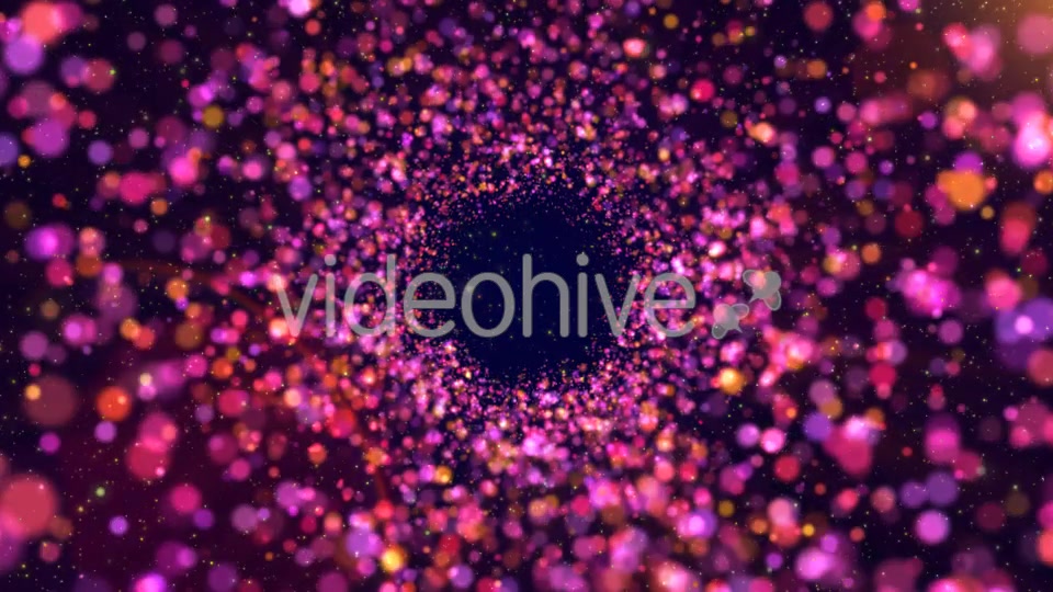 Pink Particles Tunnel Videohive 21206248 Motion Graphics Image 5