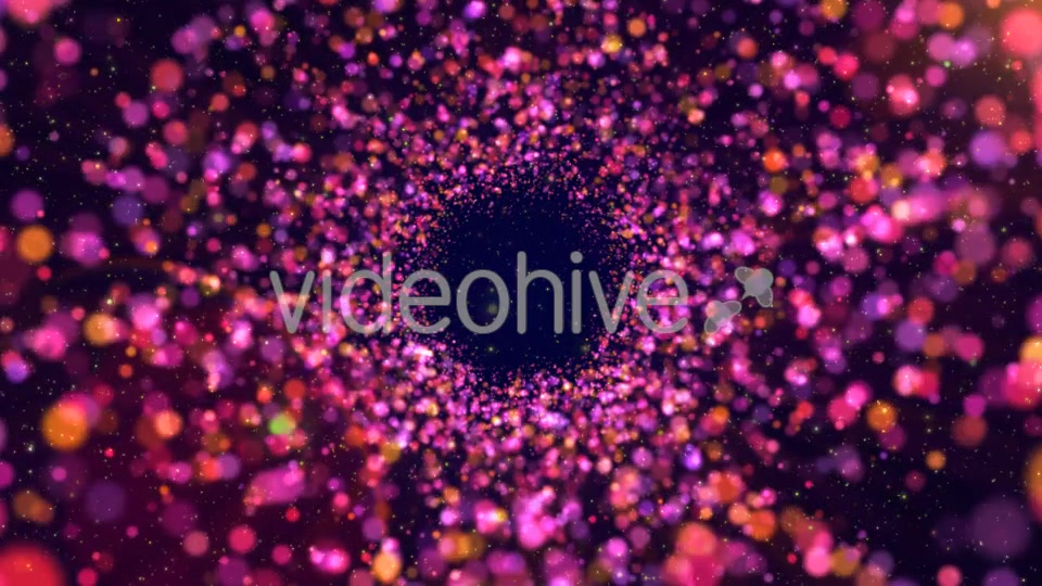 Pink Particles Tunnel Videohive 21206248 Motion Graphics Image 6