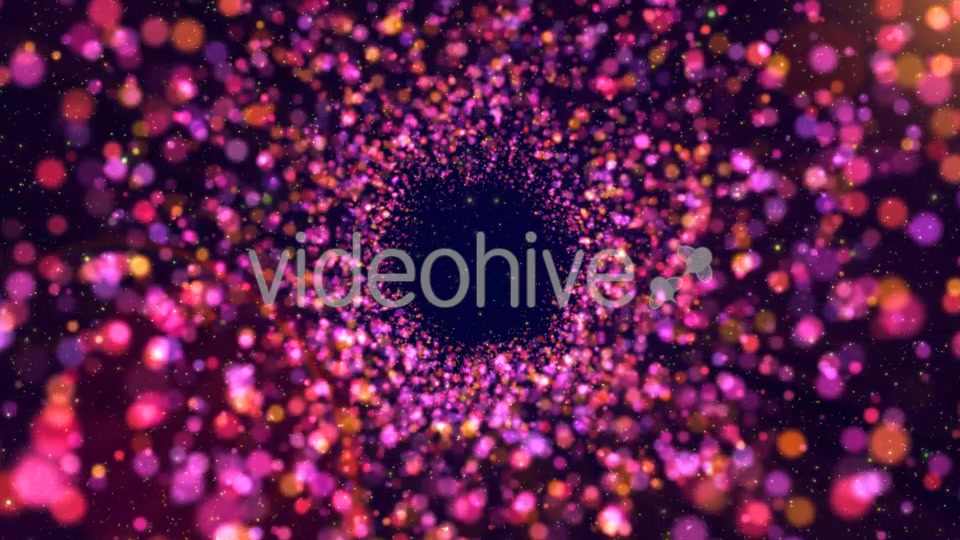 Pink Particles Tunnel Videohive 21206248 Motion Graphics Image 7