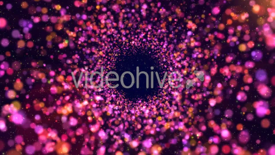 Pink Particles Tunnel Videohive 21206248 Motion Graphics Image 8