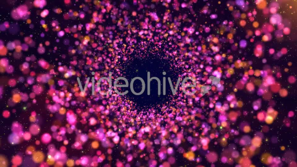 Pink Particles Tunnel Videohive 21206248 Motion Graphics Image 9