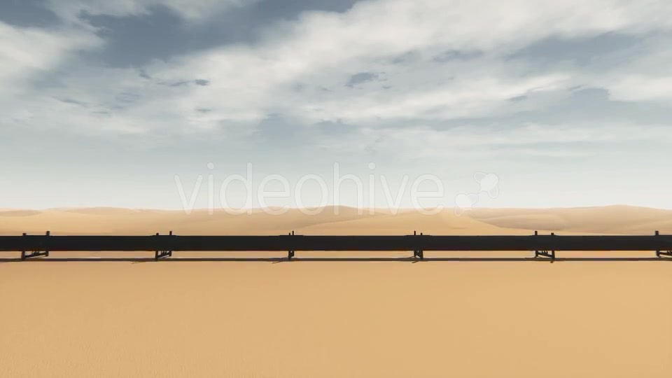 Pipeline Oil Transportation And Desert Aerial View Videohive 19825435 Motion Graphics Image 10