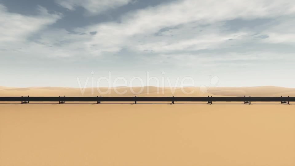 Pipeline Oil Transportation And Desert Aerial View Videohive 19825435 Motion Graphics Image 3