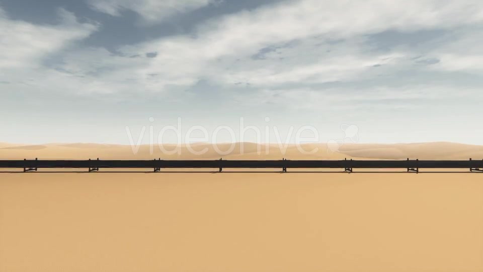 Pipeline Oil Transportation And Desert Aerial View Videohive 19825435 Motion Graphics Image 4