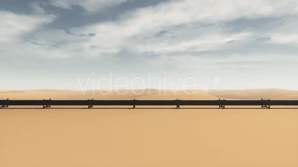 Pipeline Oil Transportation And Desert Aerial View Videohive 19825435 Motion Graphics Image 6