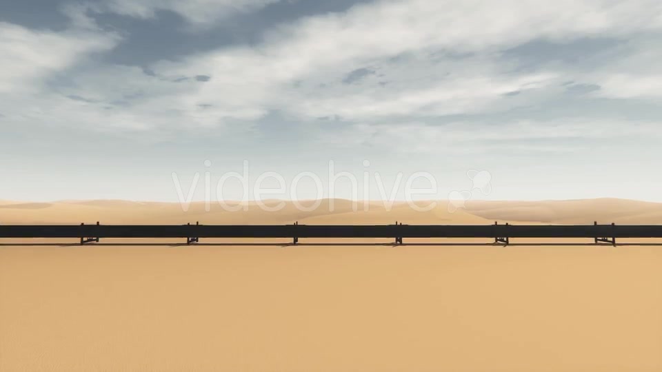 Pipeline Oil Transportation And Desert Aerial View Videohive 19825435 Motion Graphics Image 7