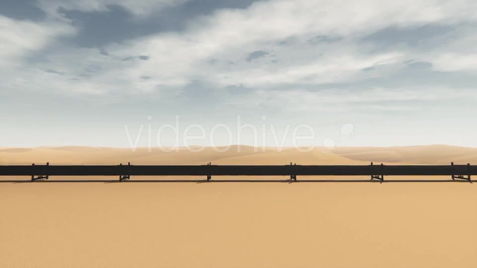 Pipeline Oil Transportation And Desert Aerial View Videohive 19825435 Motion Graphics Image 9