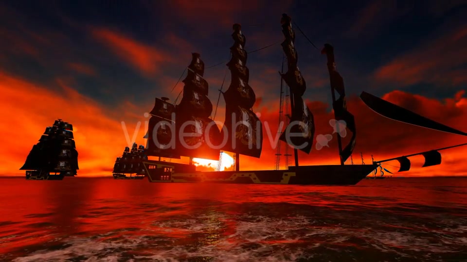 Pirate ship Videohive 19595463 Motion Graphics Image 5