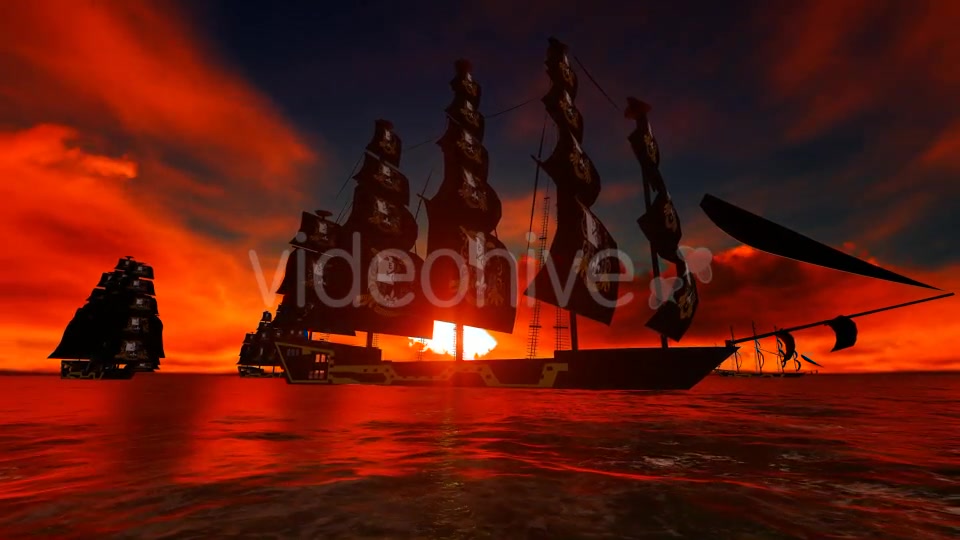 Pirate ship Videohive 19595463 Motion Graphics Image 6