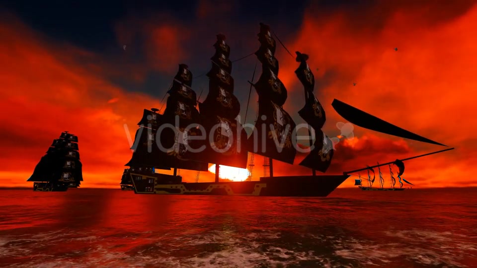 Pirate ship Videohive 19595463 Motion Graphics Image 7