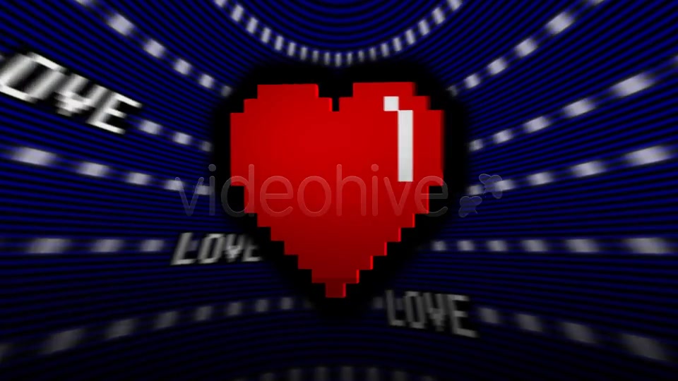 Pixel Heart Background Pack Of 6 Videohive 10010313 Motion Graphics Image 10