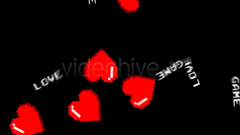 Pixel Heart Background Pack Of 6 Videohive 10010313 Motion Graphics Image 4