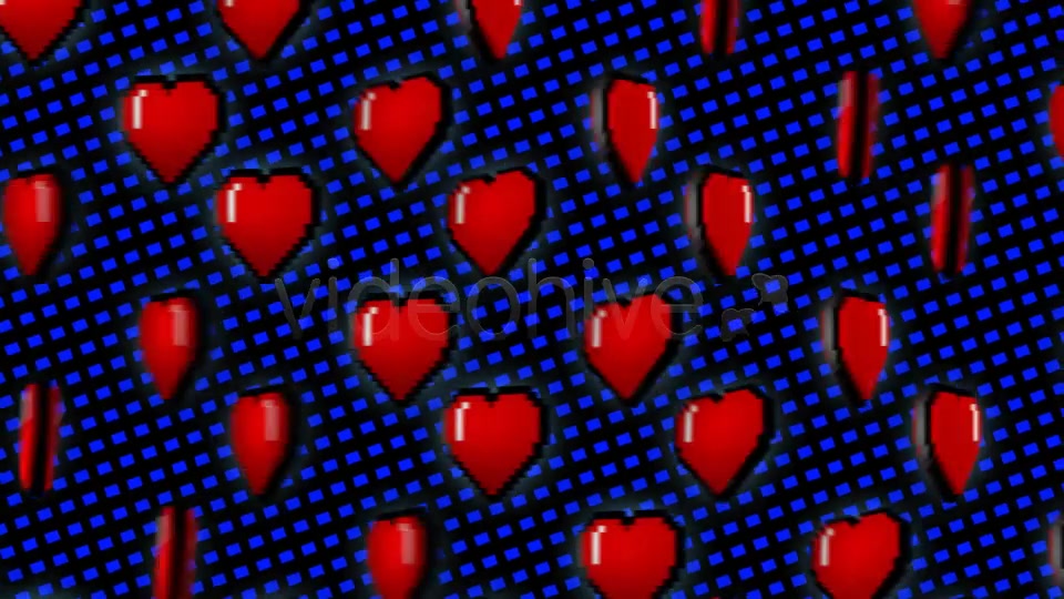 Pixel Heart Background Pack Of 6 Videohive 10010313 Motion Graphics Image 6