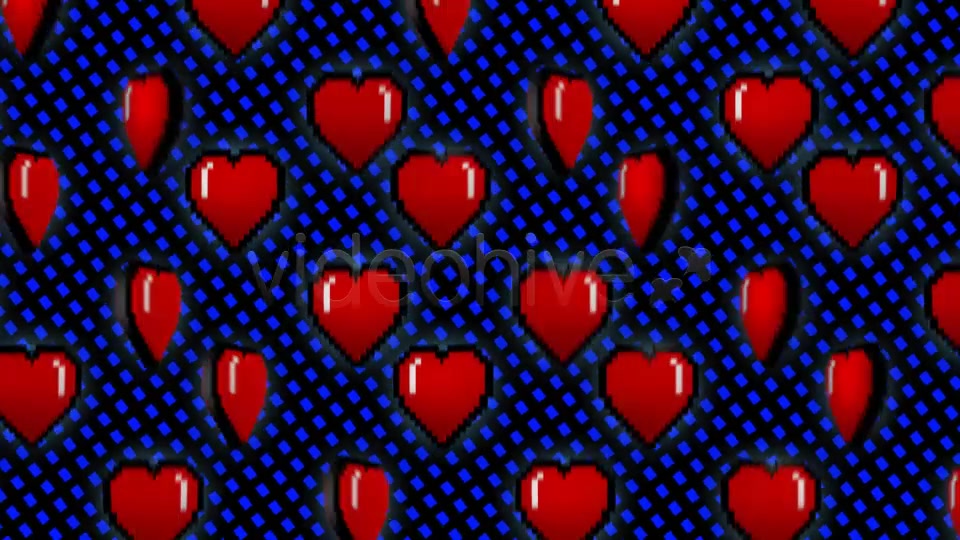 Pixel Heart Background Pack Of 6 Videohive 10010313 Motion Graphics Image 7