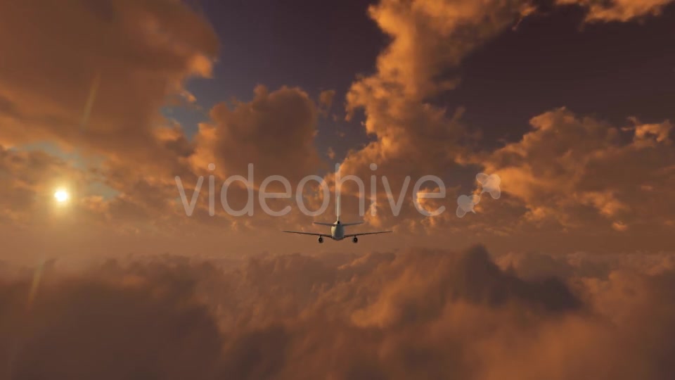 Plane Takes Off At Sunset Videohive 21408057 Motion Graphics Image 11