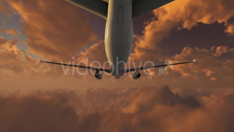Plane Takes Off At Sunset Videohive 21408057 Motion Graphics Image 3